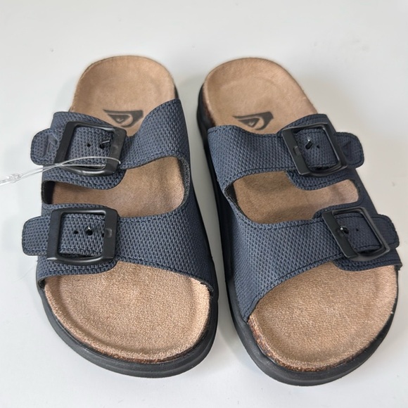QUIKSILVER Embark Deck Double Strap Sandals Kids Size 12 New - Picture 1 of 4